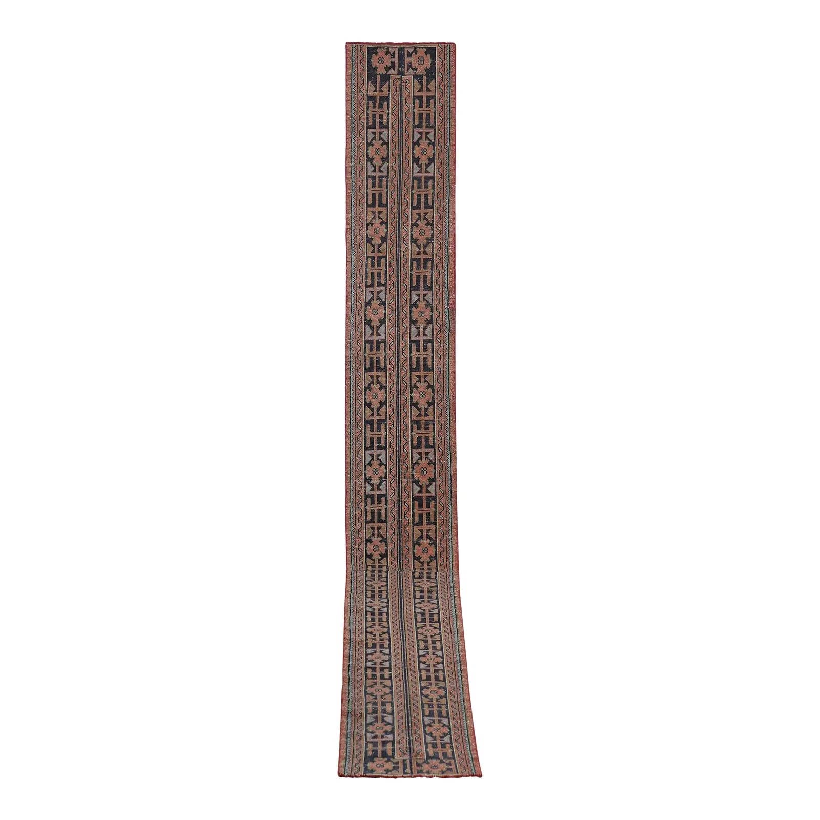 Vintage Turkish Anatolian Runner Rug 2'1'' x 20'8''