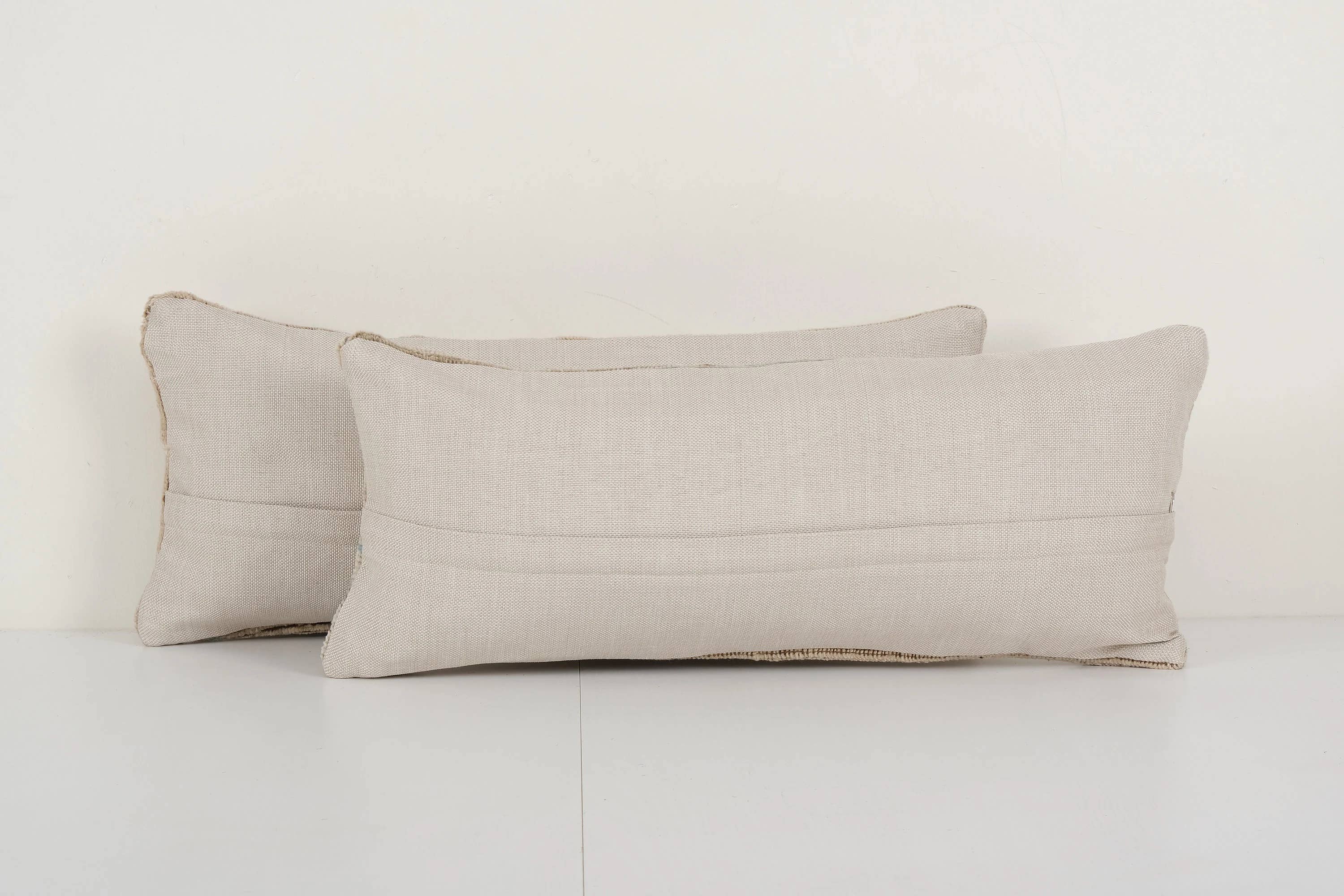 Rug Pillow Cover Set of 2 | 10'' x 22''