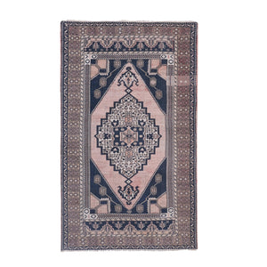 Vintage Turkish Konya Rug 4' x 6'9''