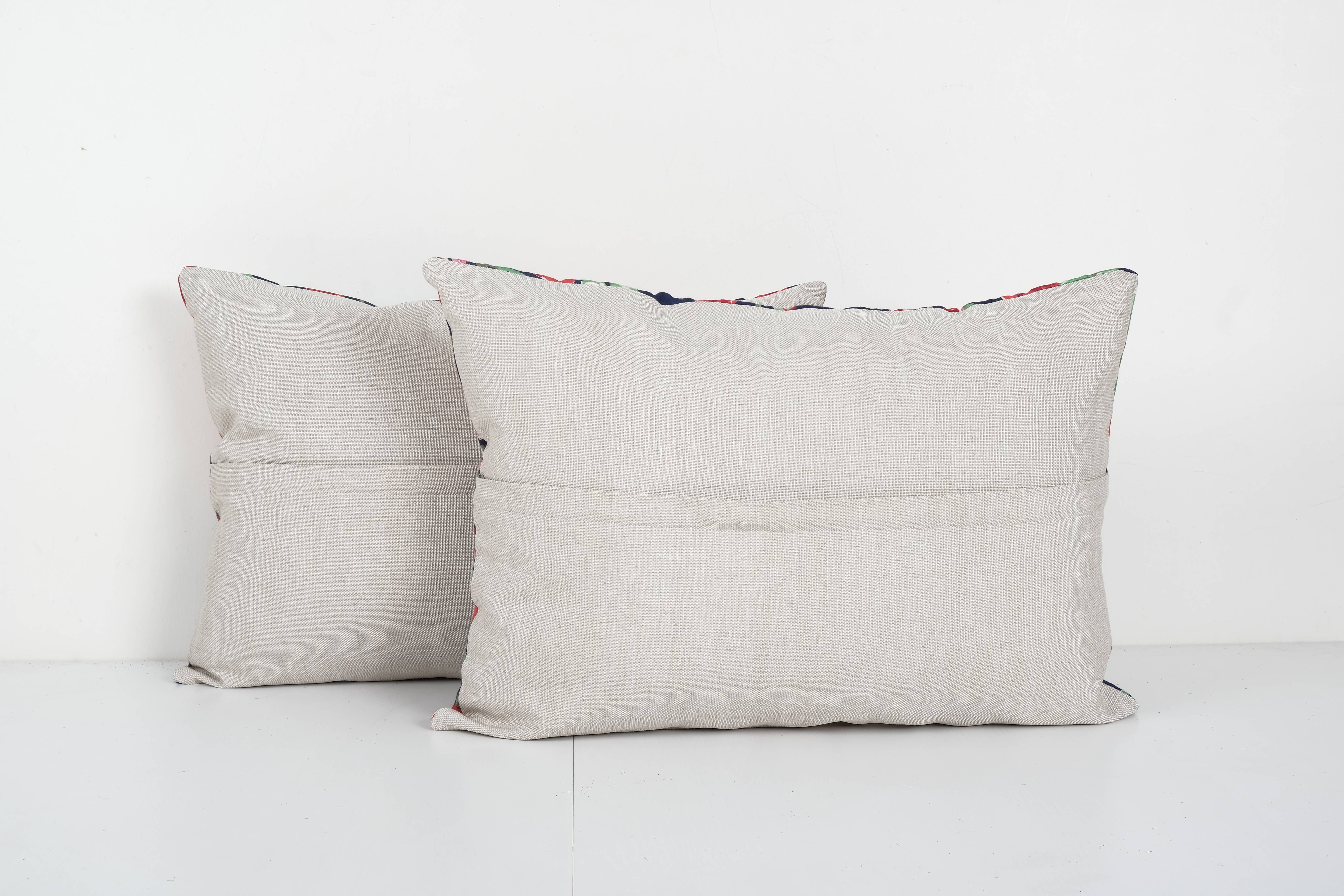 Uzbek Roller Printed Pillow Cover Set of 2 | 16'' x 22''