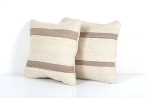 Kilim Pillow Cover Set of 2 | 16'' x 16''