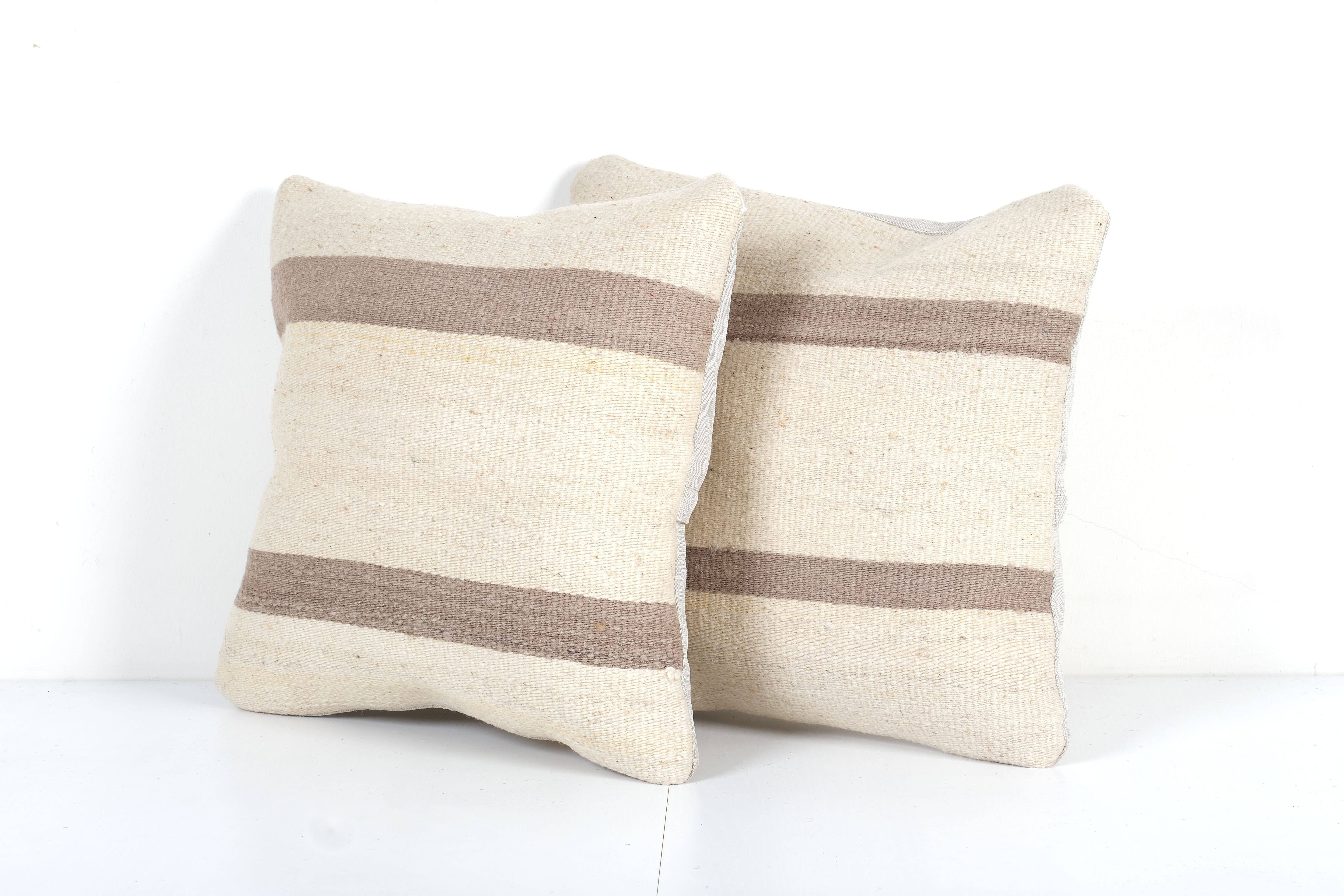 Kilim Pillow Cover Set of 2 | 16'' x 16''