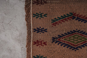 Vintage Turkish Jajim Runner 1'7'' x 12'6''