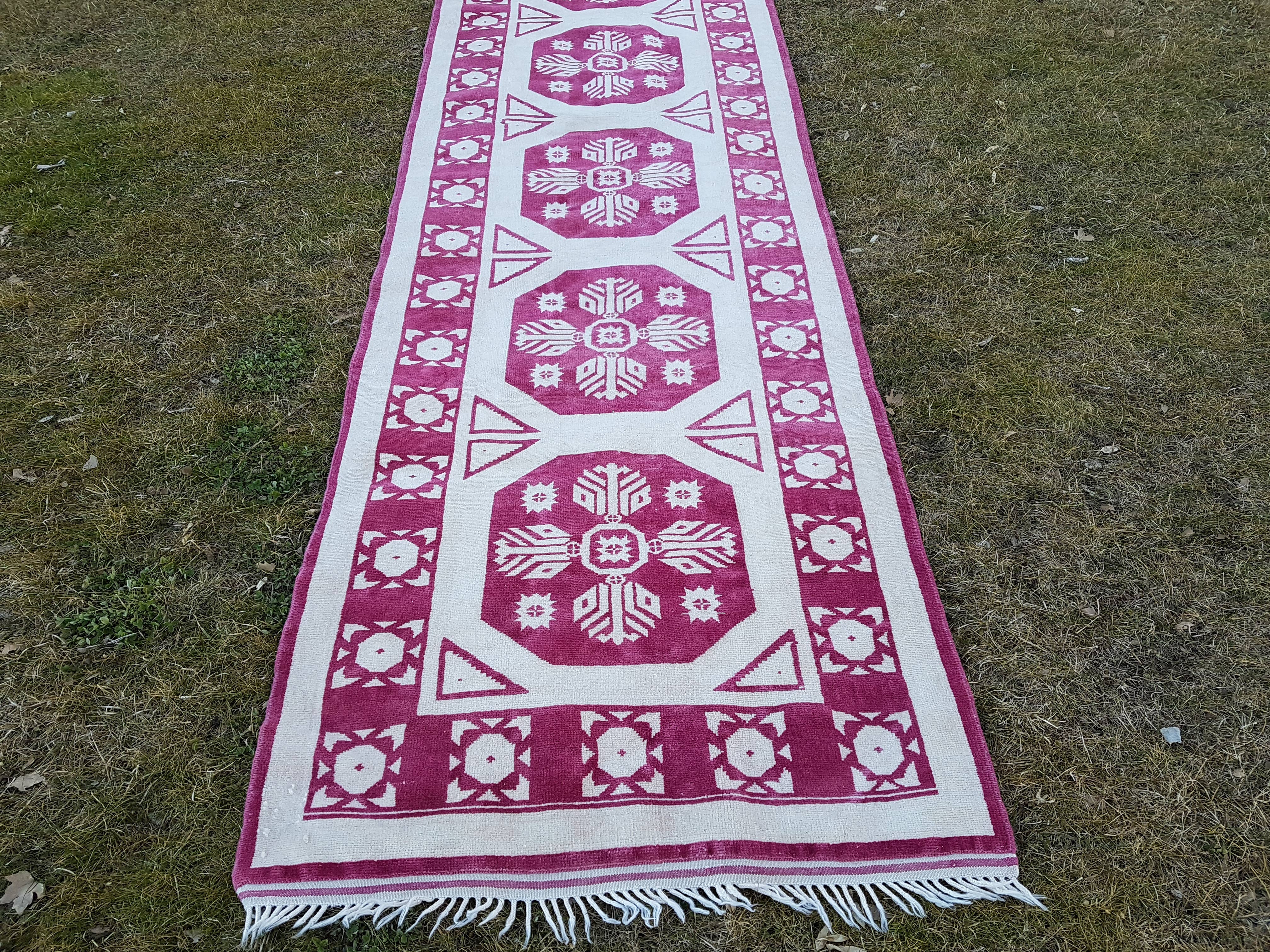 Vintage Oushak Runner 3'3'' x 16'2''
