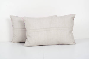Uzbek Roller Printed Pillow Cover Set of 2 | 14'' x 23''