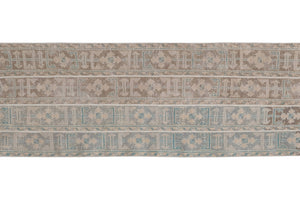 Vintage Turkish Anatolian Oushak Runner 2'6'' x 9'9''