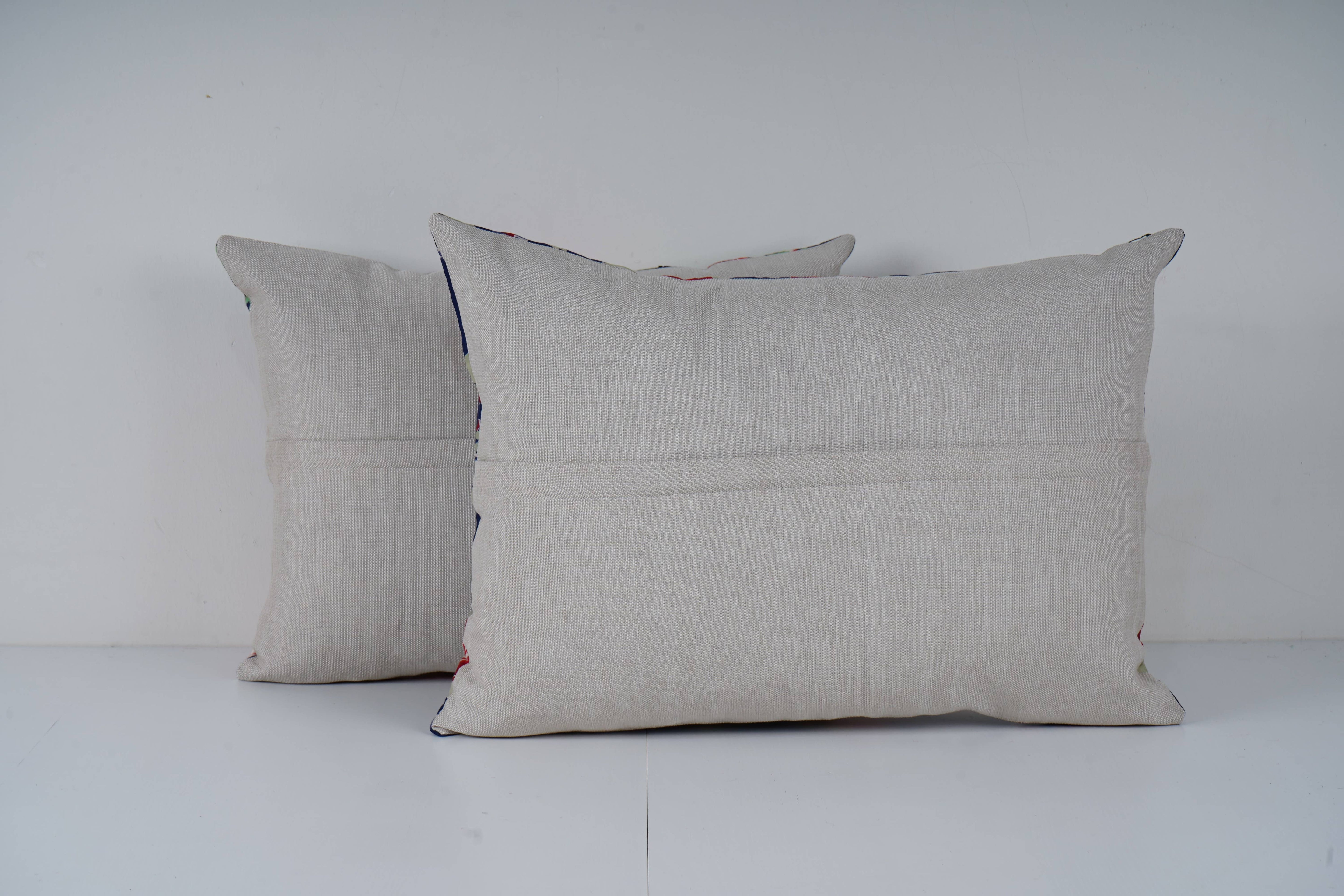 Uzbek Roller Printed Pillow Cover Set of 2 | 16'' x 20''