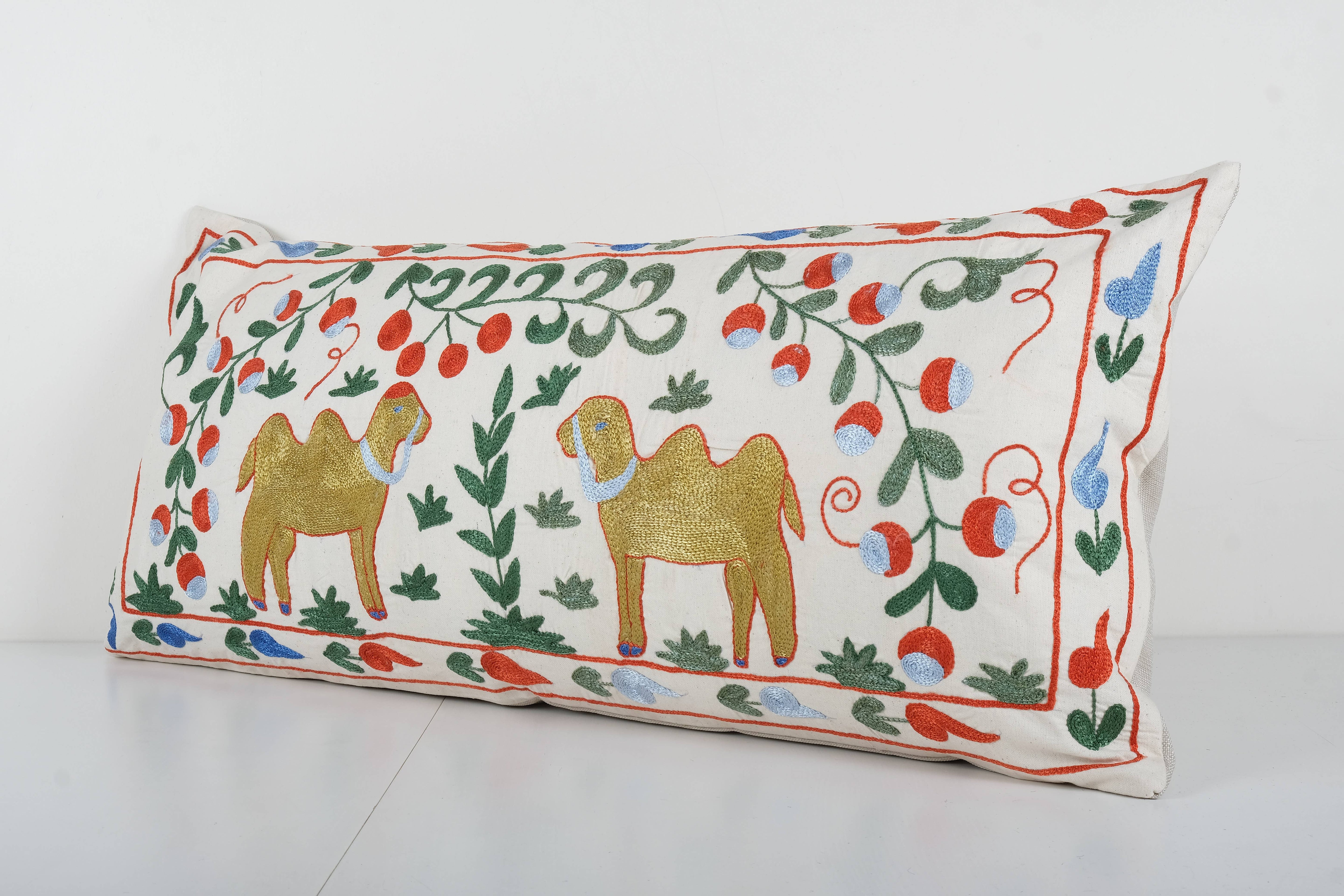 Suzani Bedding Pillow Cover | 18'' x 38''