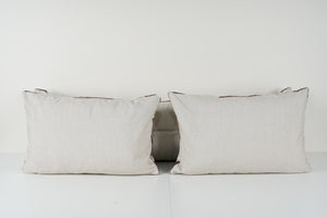 Silk Ikat Velvet Pillow Cover Set of 3 | 16'' x 24''
