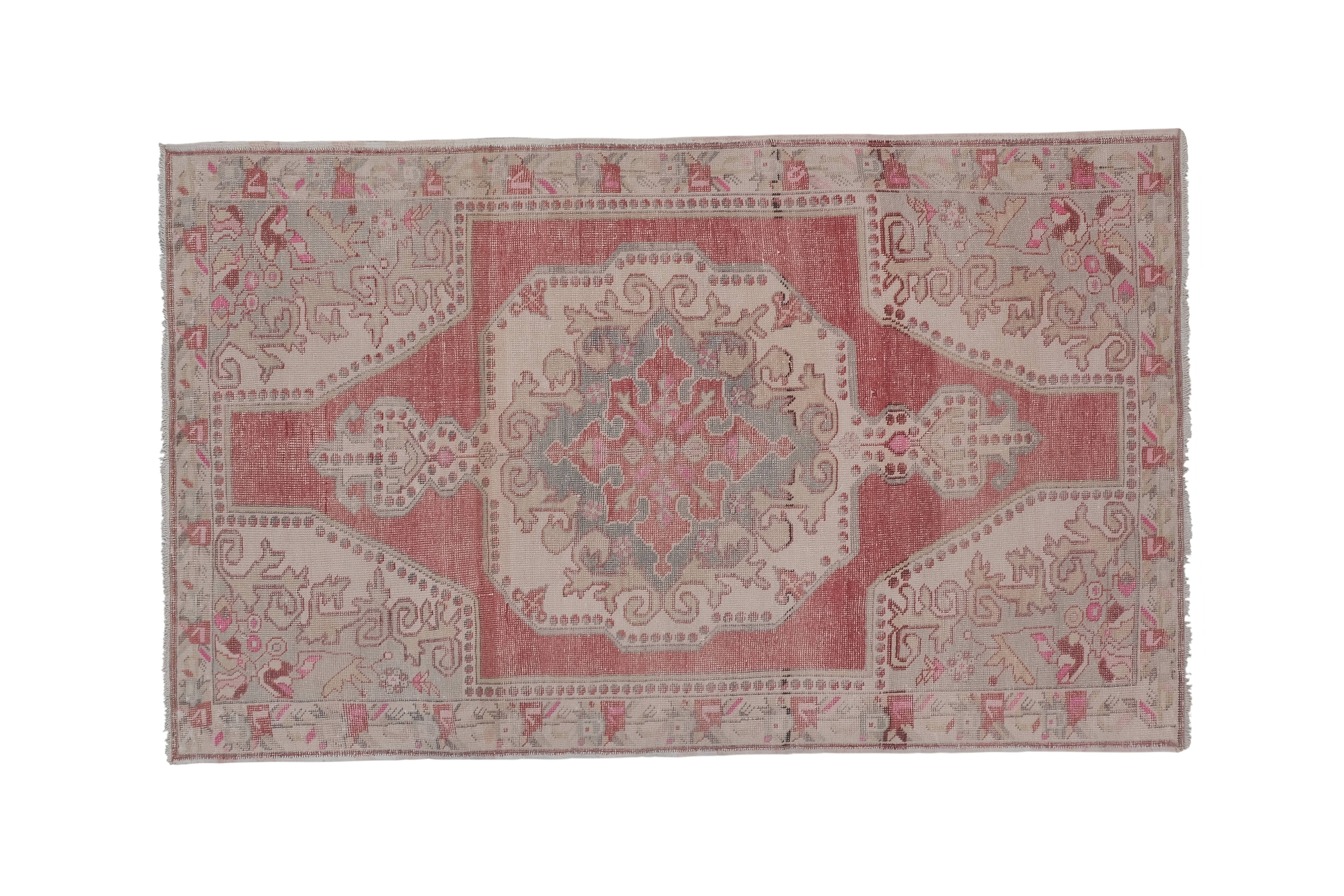 Vintage Oushak Rug 4'11'' x 7'3''