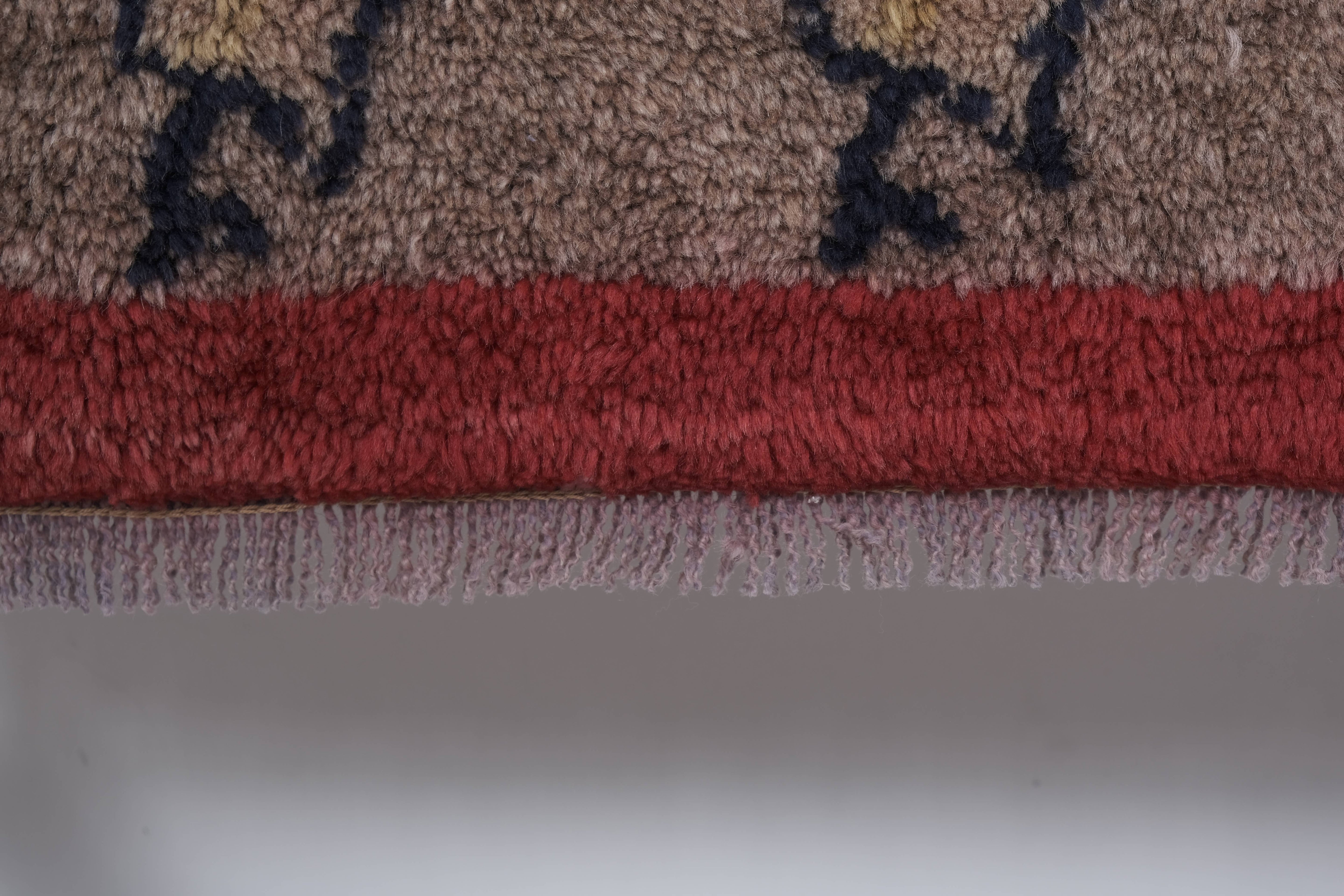 Vintage Turkish Tulu Rug 3'7'' x 6'11''