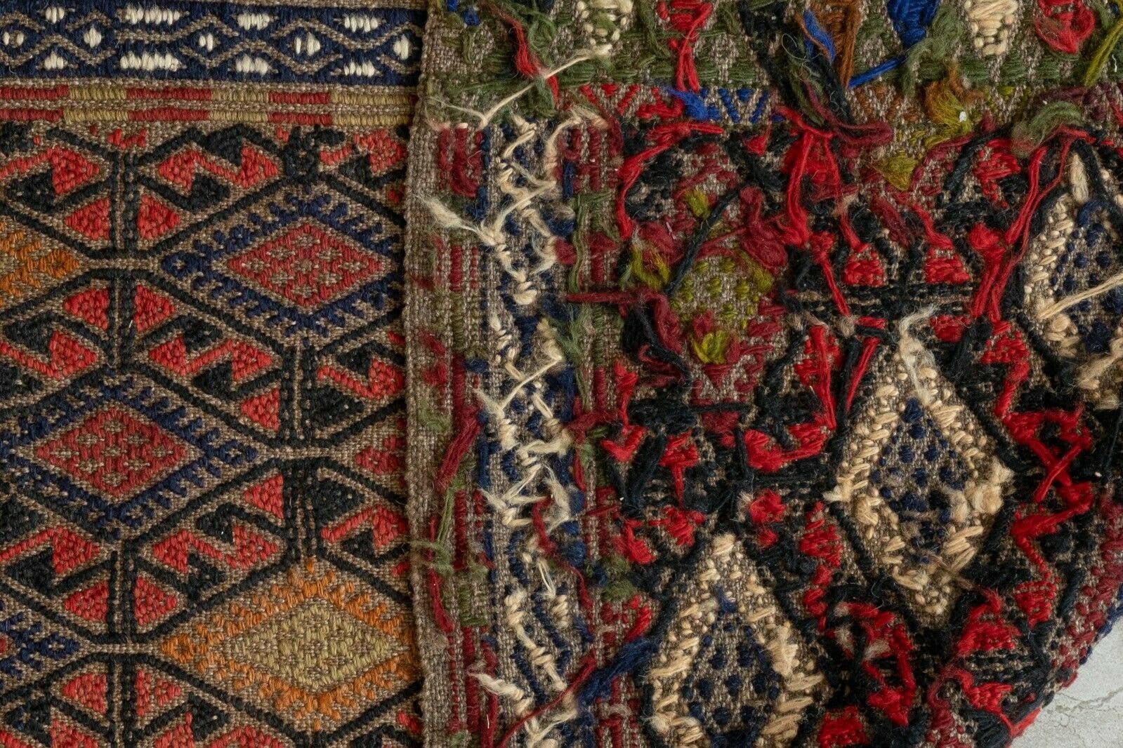 Vintage Turkish Kilim Runner 1'9'' x 13'