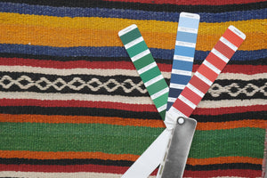 Vintage Turkish Kilim Runner 2'1'' x 21'3''