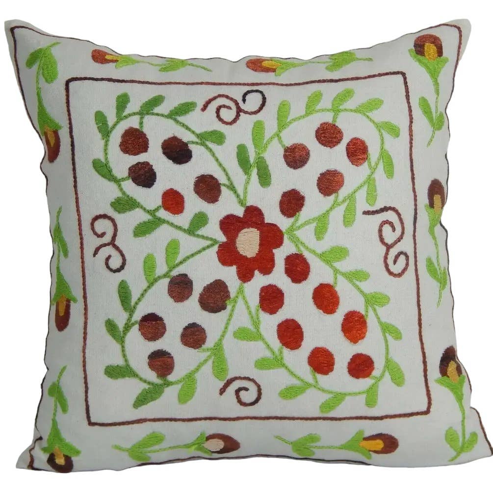 Suzani Pillow Cover | 16'' x 16''