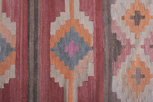 Vintage Turkish Kilim Runner 2'6'' x 21'8''