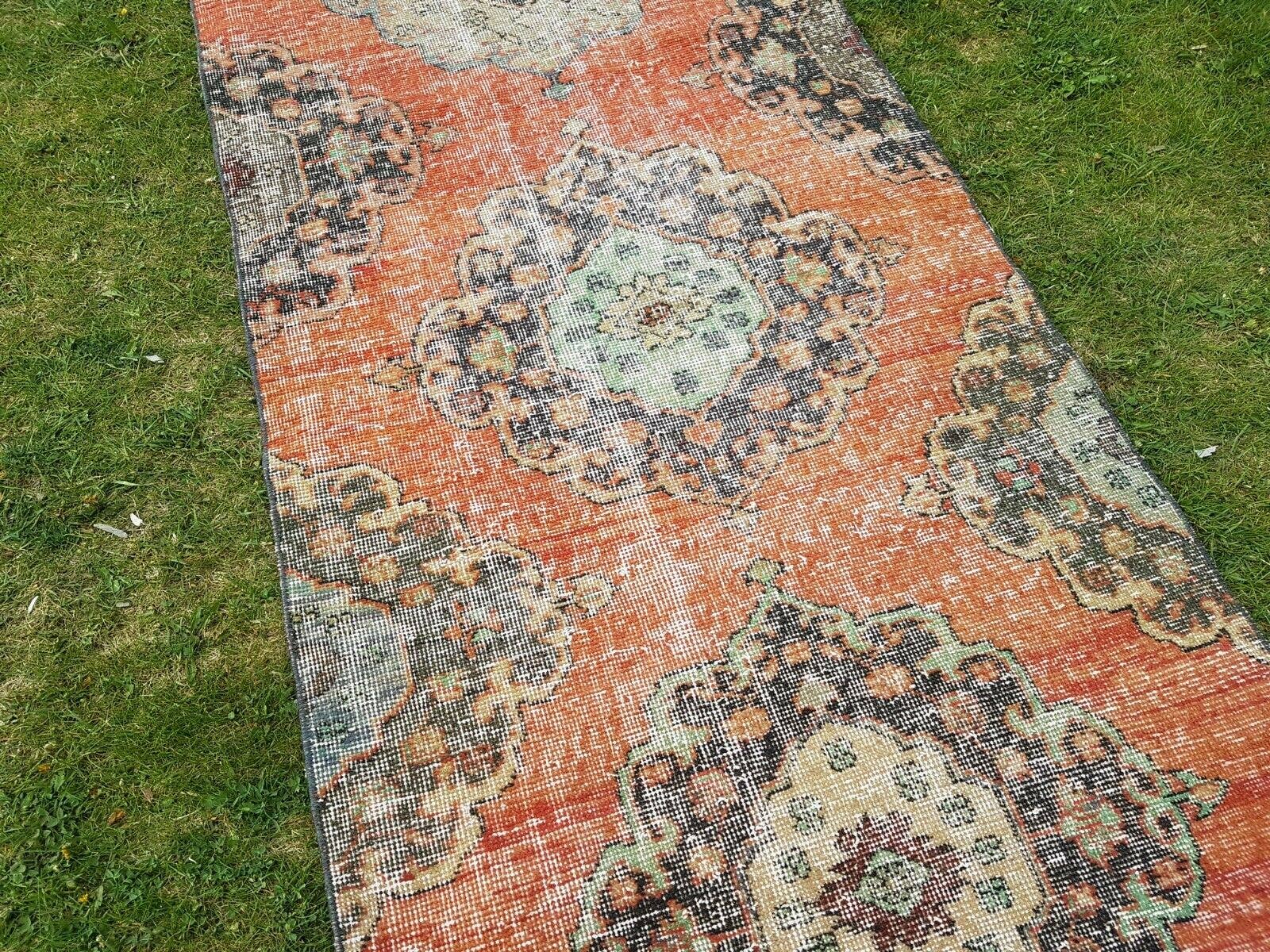 Vintage Turkish Runner Rug 2'11'' x 12'10''