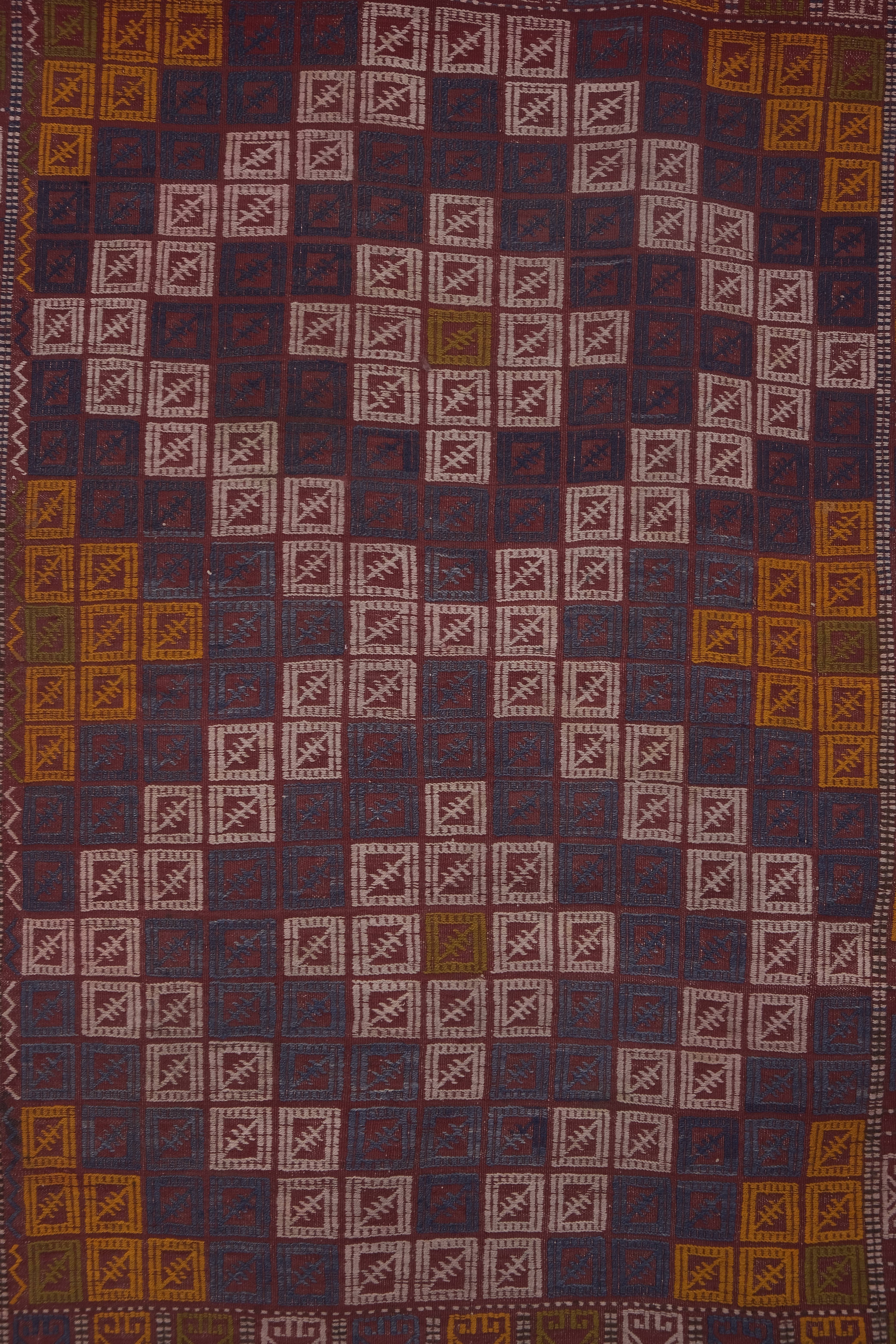 Vintage Turkish Kilim Rug 4'6'' x 6'8''
