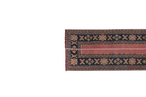 Vintage Turkish Runner Rug 2' x 12'4''