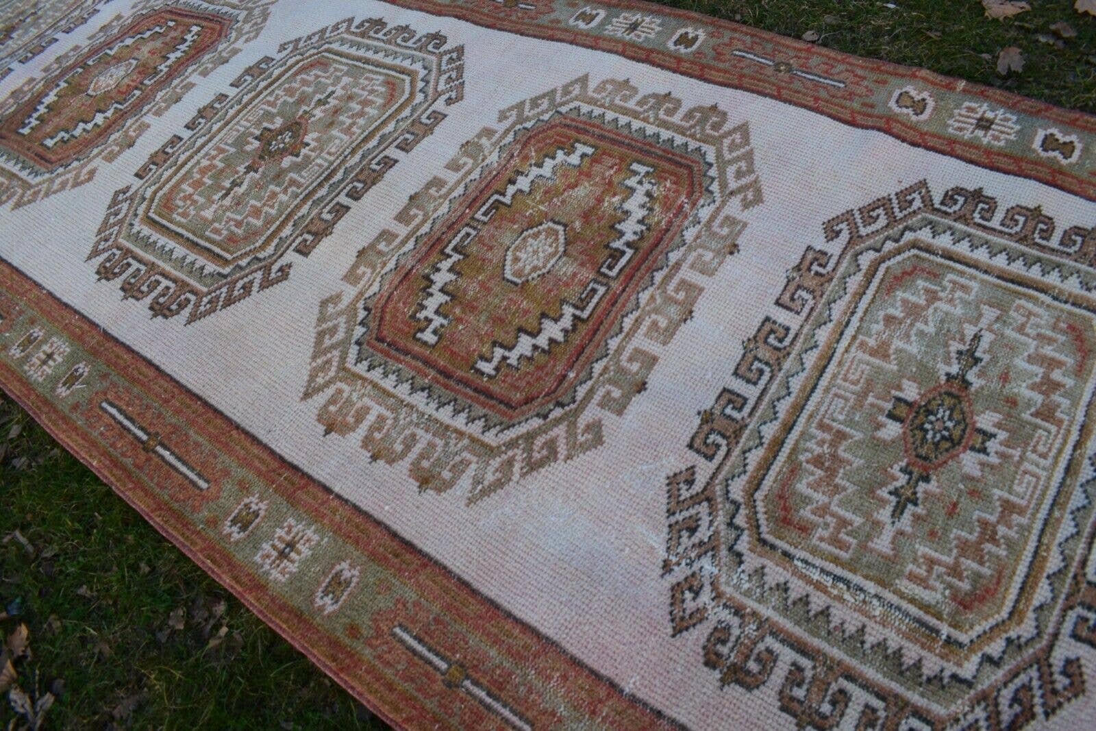 Vintage Oushak Runner 4'4'' x 15'4''