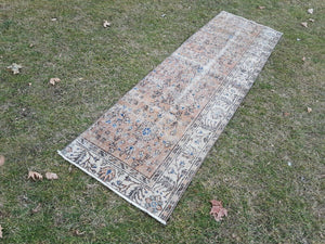 Vintage Turkish Runner Rug 2'3'' x 7'7''