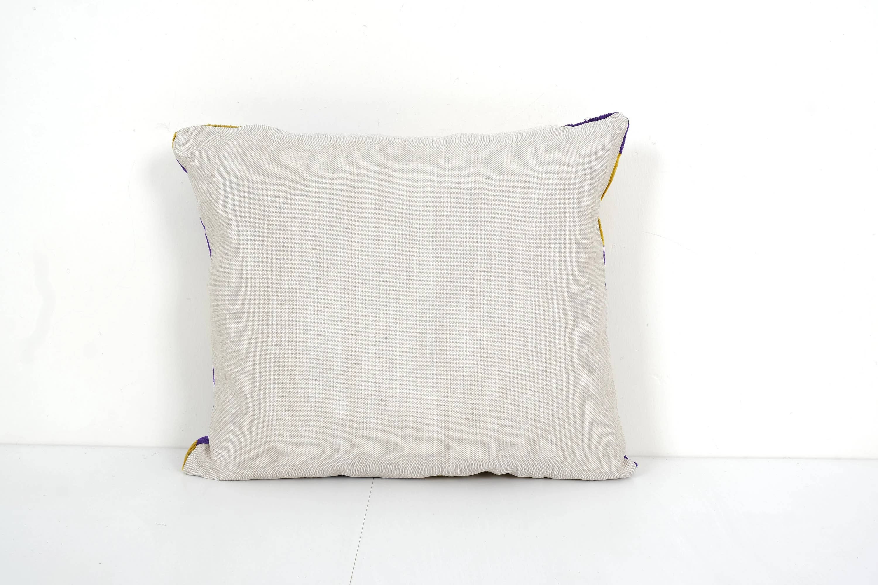 Silk Ikat Velvet Pillow Cover | 16'' x 18''