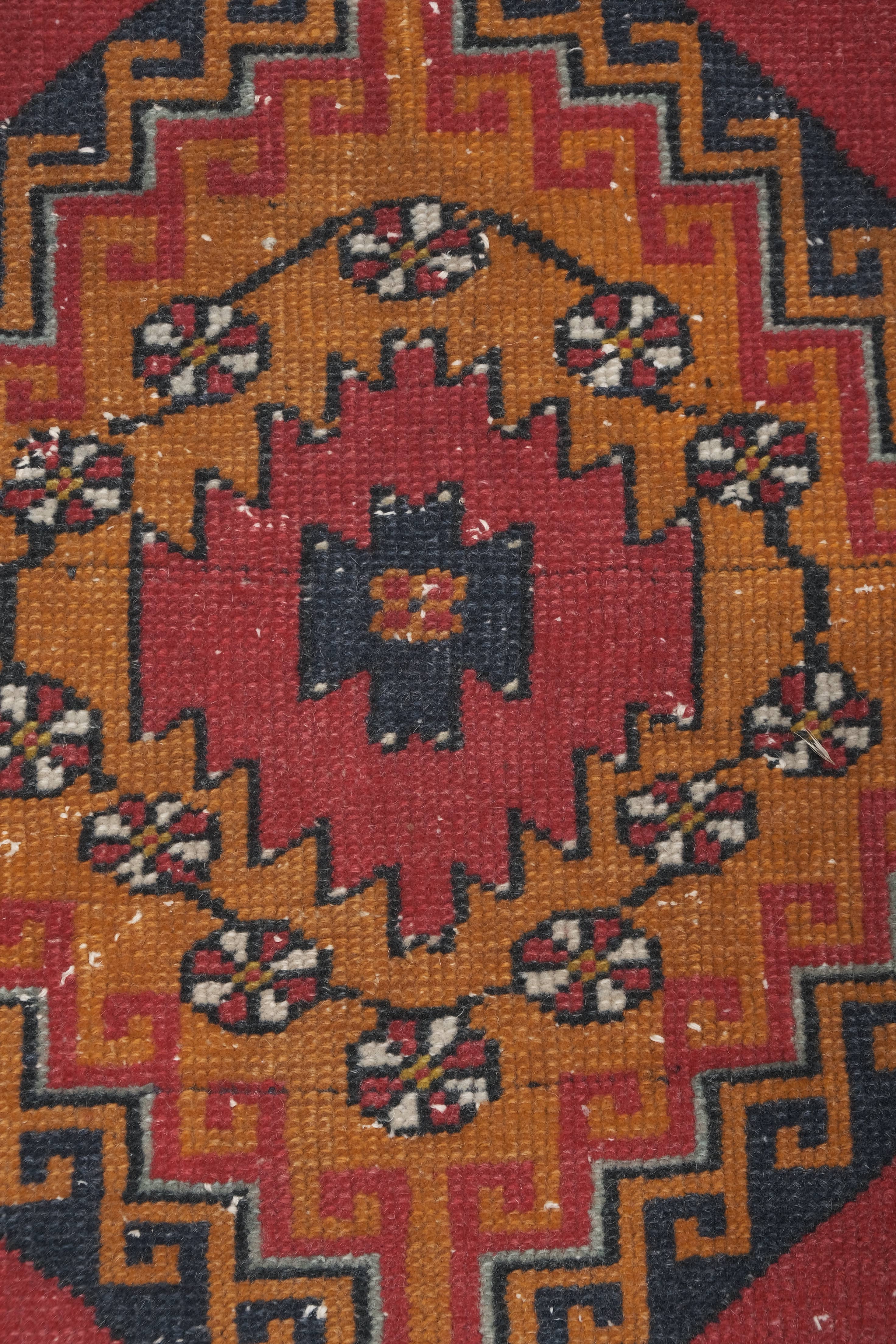 Vintage Turkish Anatolian Rug 3'7'' x 5'5''