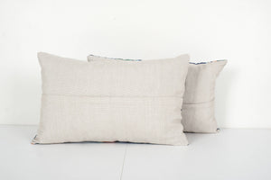 Uzbek Roller Printed Pillow Cover Set of 2 | 14'' x 22''