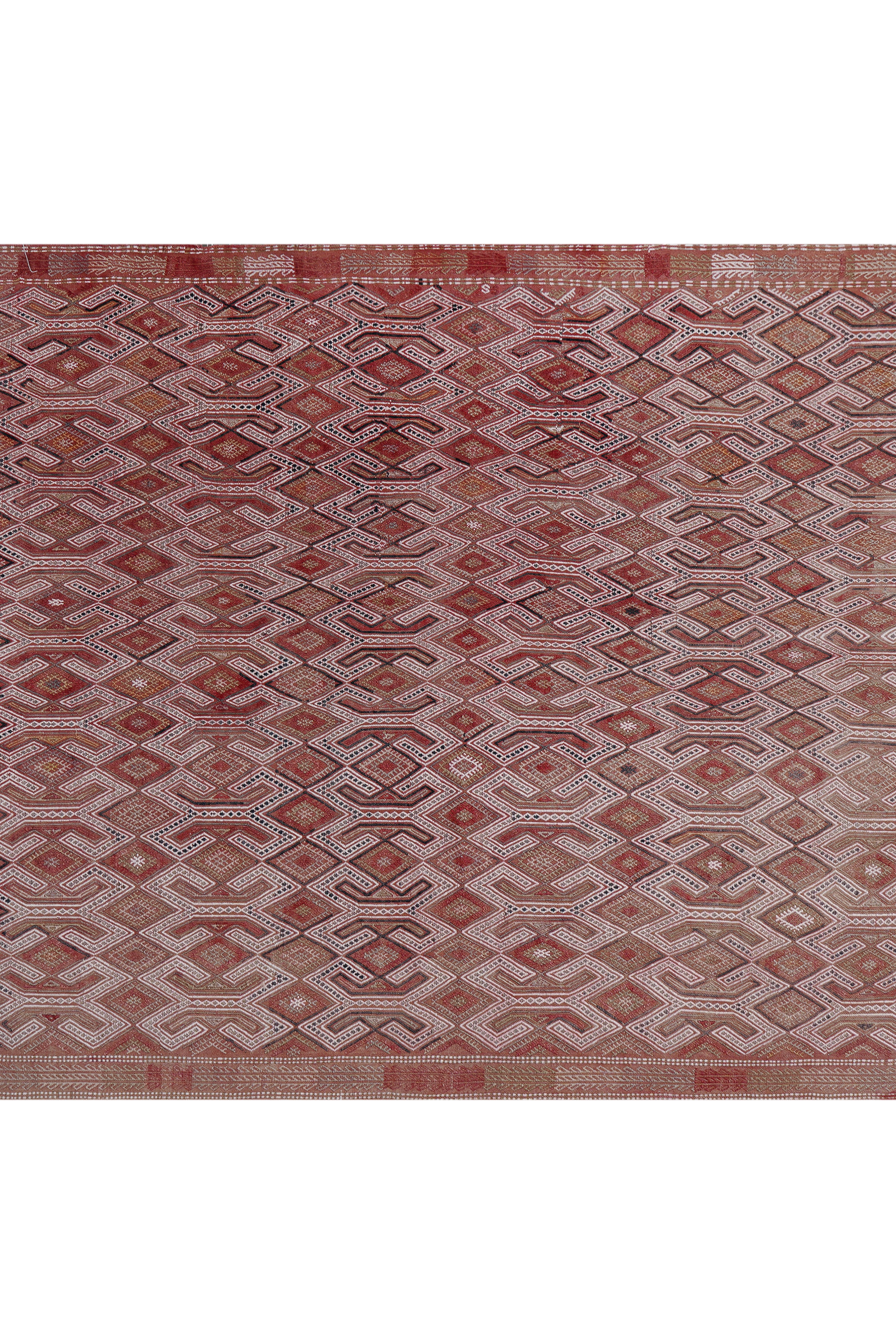 Vintage Turkish Kilim Rug 5'2'' x 7'7''