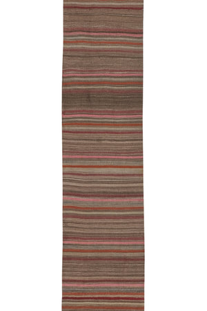 Vintage Turkish Kilim Runner 2'3'' x 18'7''