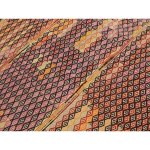 Vintage Turkish Kilim Rug 4'2'' x 5'
