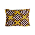 Silk Ikat Velvet Pillow Cover | 17'' x 22''