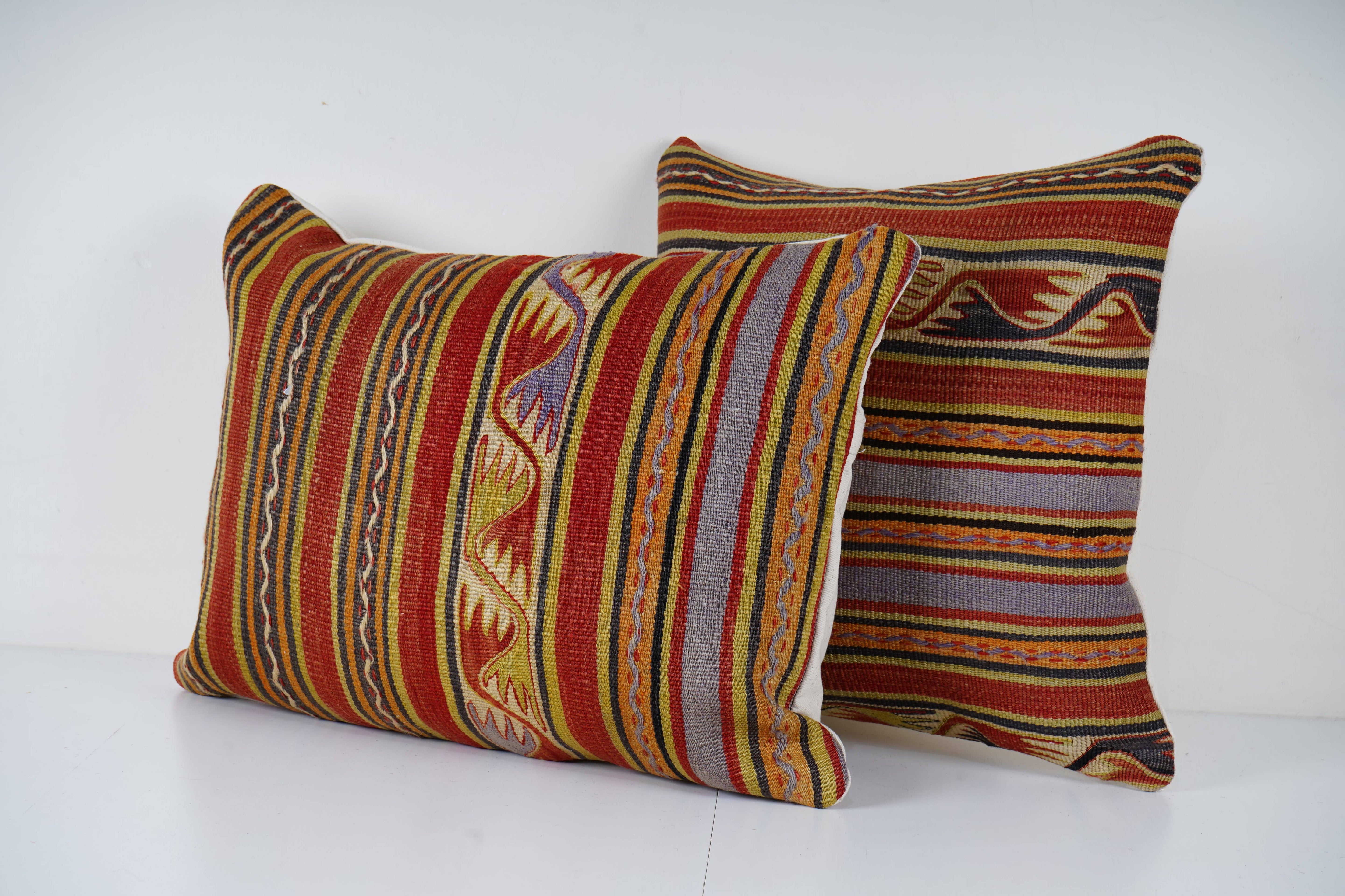 Kilim Pillow Cover Set of 2 | 18'' x 20''