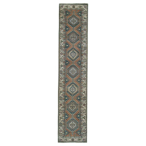 Vintage Oushak Runner 2'7'' x 12'8''