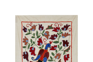 Bird Suzani Wall Hanging & Tablecloth | 18'' x 33''
