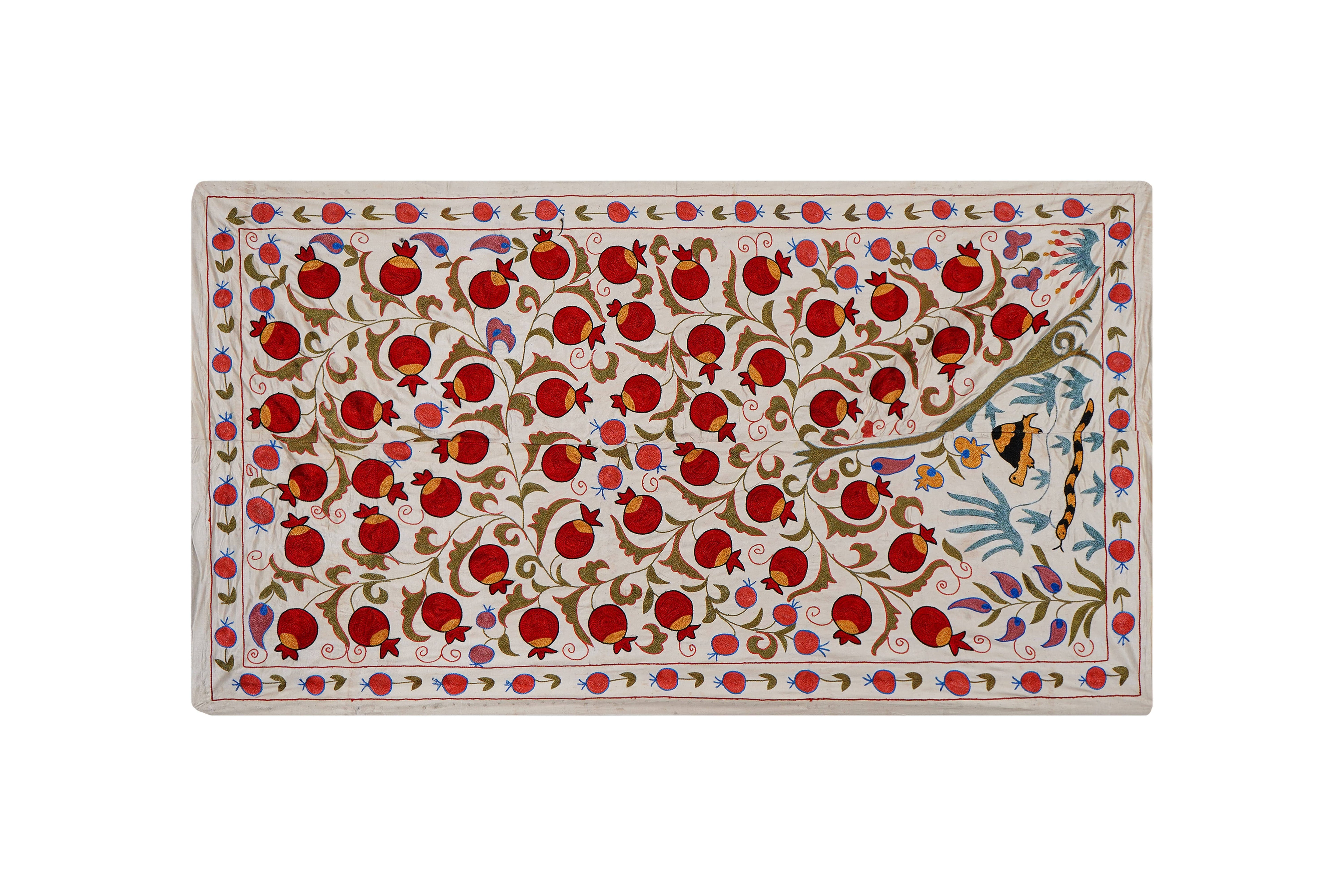 Suzani Wall Hanging & Bedspread | 3'5'' x 6'1''