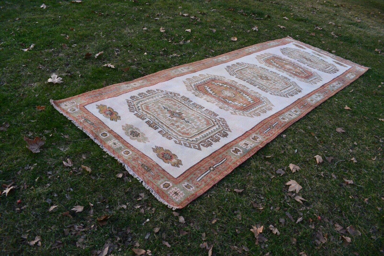 Vintage Oushak Runner 4'4'' x 15'4''