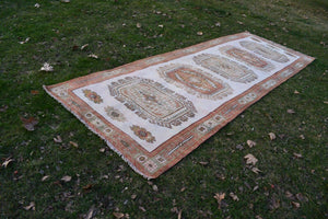 Vintage Oushak Runner 4'4'' x 15'4''
