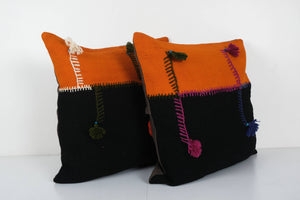 Kilim Pillow Cover Set of 2 | 24'' x 24''