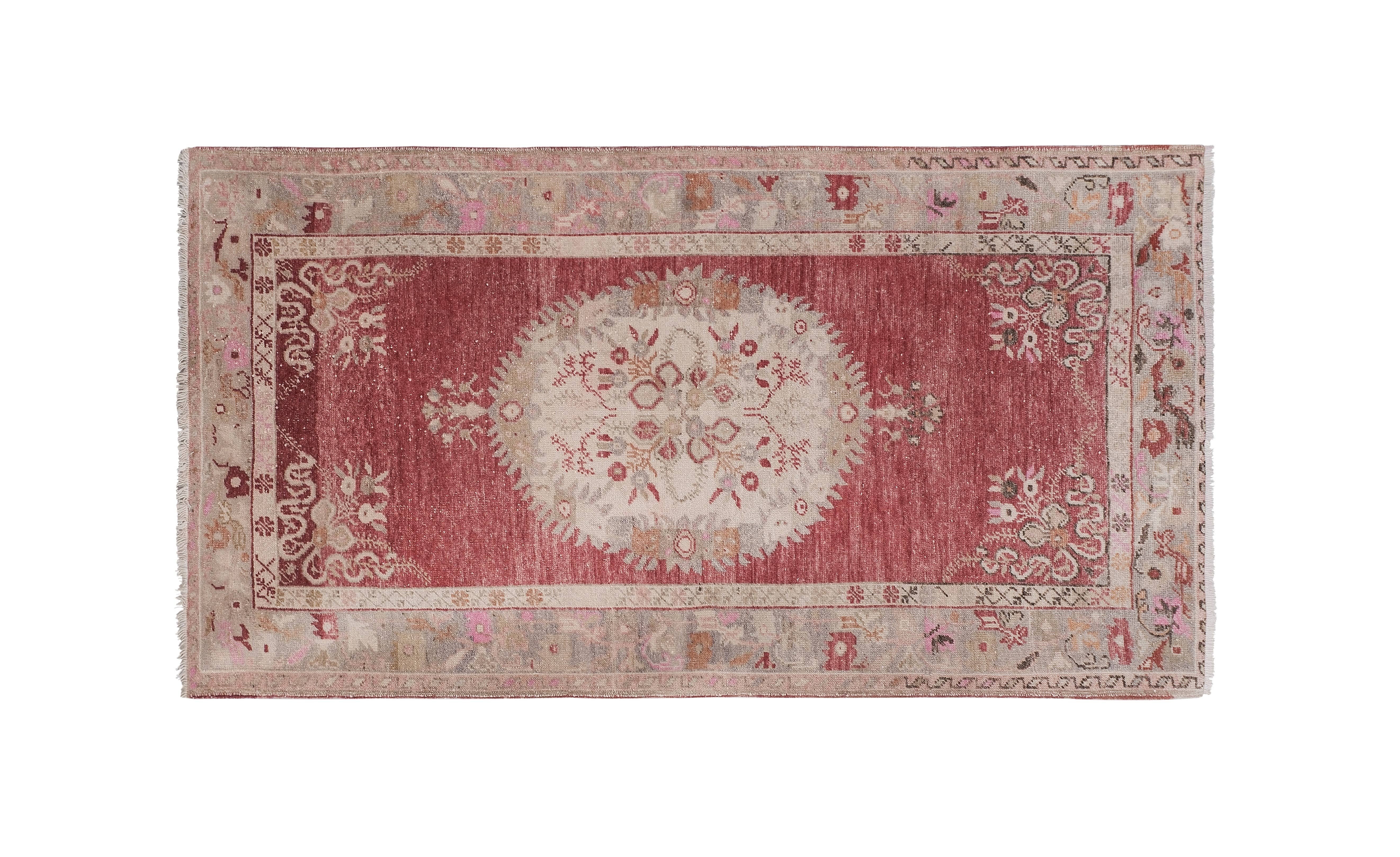 Vintage Oushak Rug 3'7'' x 6'8''