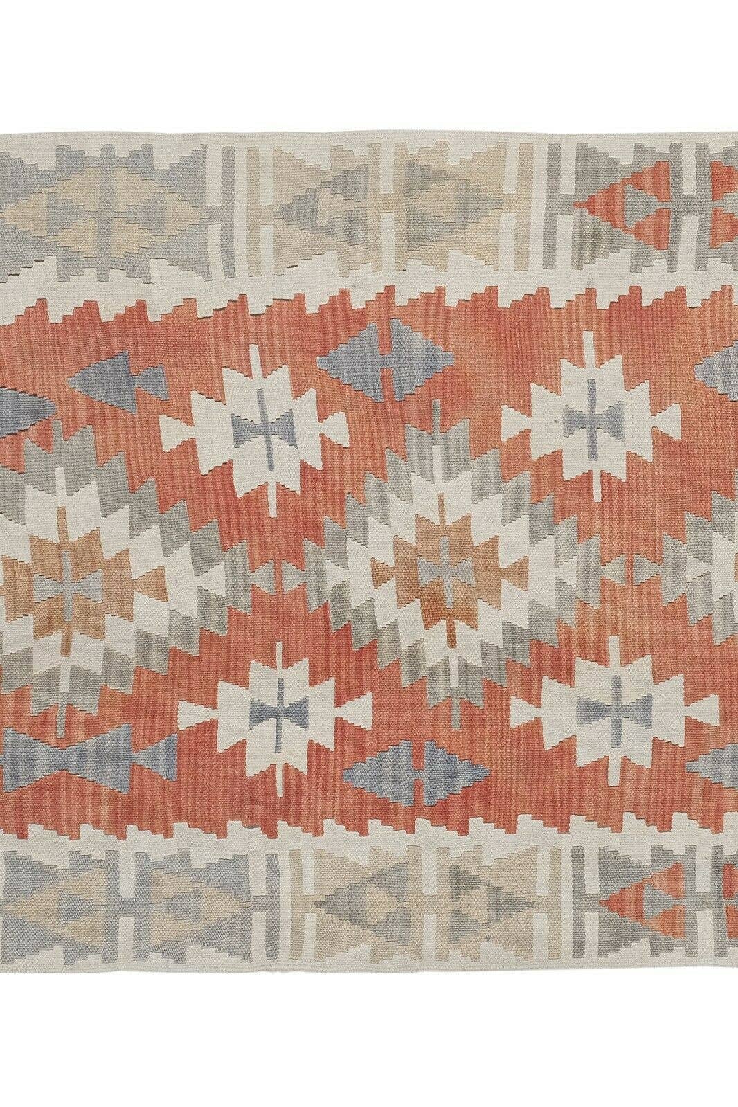 Vintage Turkish Kilim Rug 3'5'' x 5'7''
