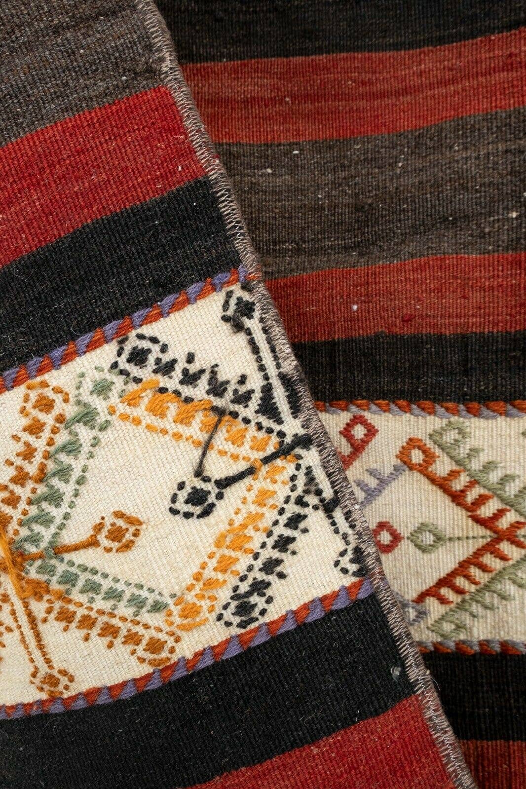 Vintage Turkish Kilim Runner 2'1'' x 7'4''