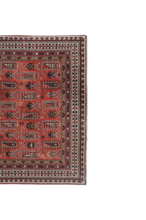 Vintage Caucasian Rug 4'7'' x 6'9''
