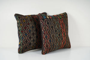 Kilim Pillow Cover Set of 2 | 16'' x 16''