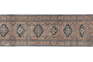 Vintage Turkish Anatolian Runner Rug 3'1'' x 12'4''