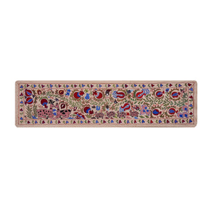 Hand-Embroidered Suzani Table Runner 1'8'' x 6'3''