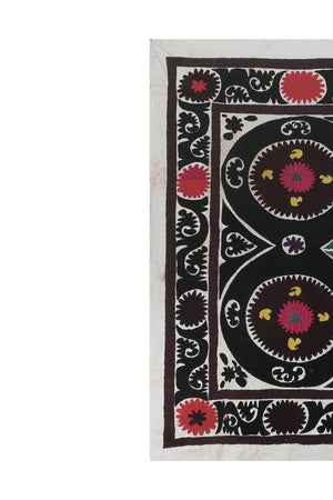 Suzani Wall Hanging & Tablecloth 5'3'' x 5'5''