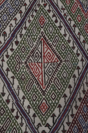 Vintage Turkish Cicim Rug 4'11'' x 6'5''