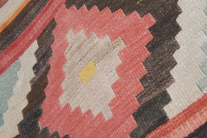Vintage Turkish Kilim Runner 2'4'' x 21'6''