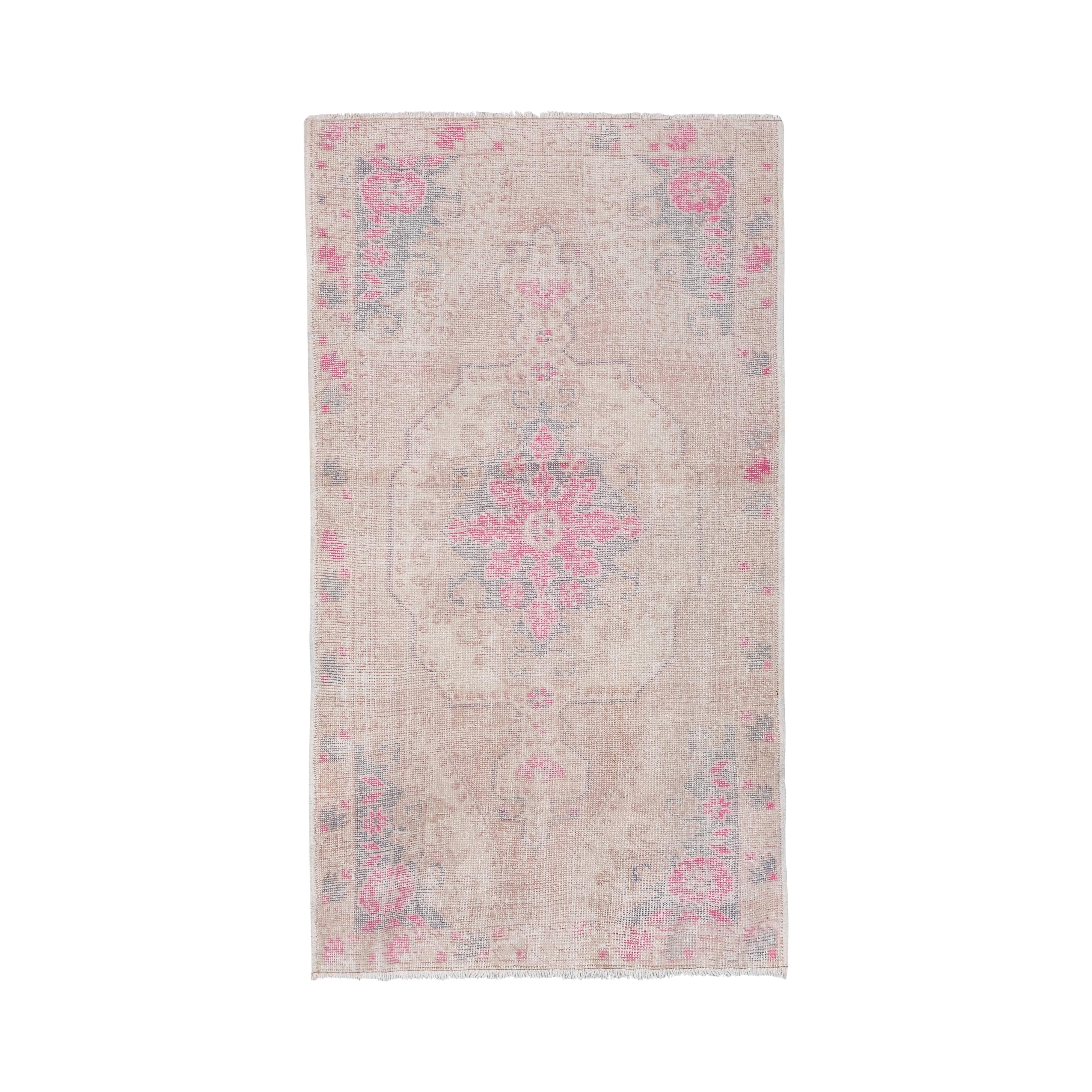 Vintage Turkish Rug 4'3'' x 7'3''