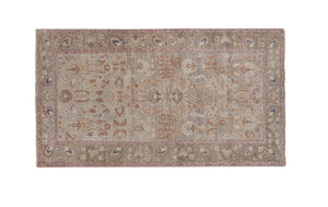 Vintage Turkish Karapinar Runner Rug 4'7'' x 8'3''